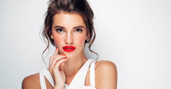 Beautiful woman with make-up